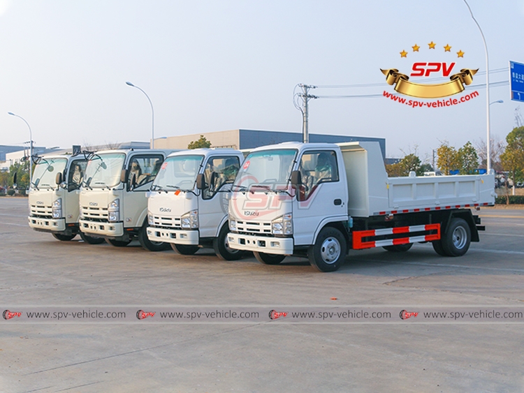 To Sint Maarten - 4 ISUZU trucks